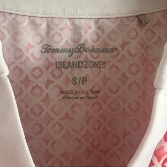 Tommy Bahama Women’s Island Zone Pink Patterned Women's Top Small - Picture 3 of 3